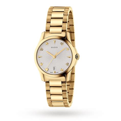 womens gucci watches goldsmiths|Gucci gold bracelet watch women's.